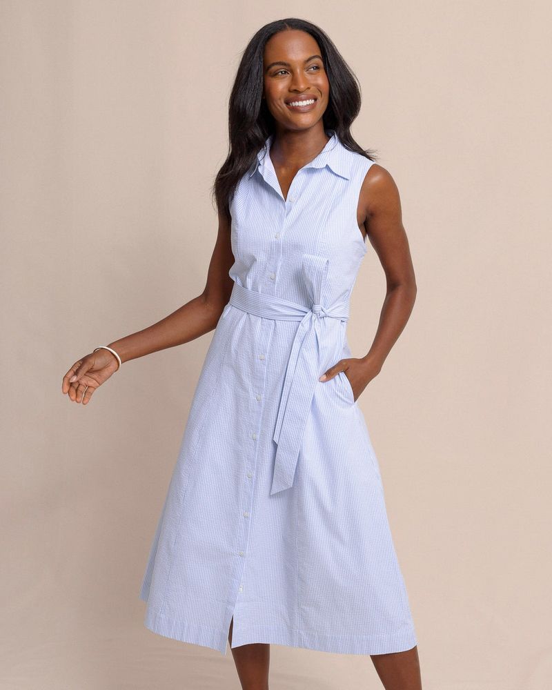 Seersucker Shirtdress
