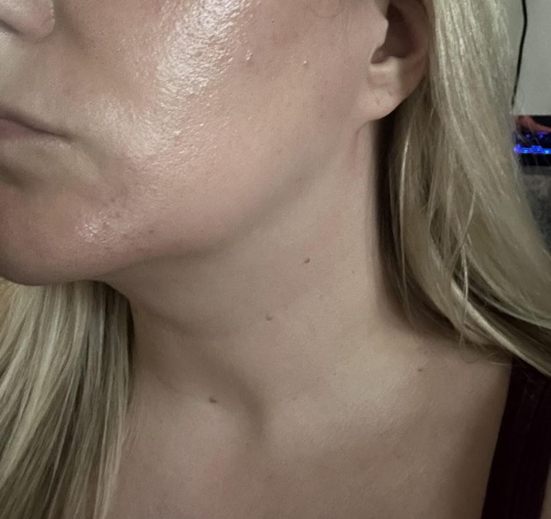 Foundation Stopping at the Jawline