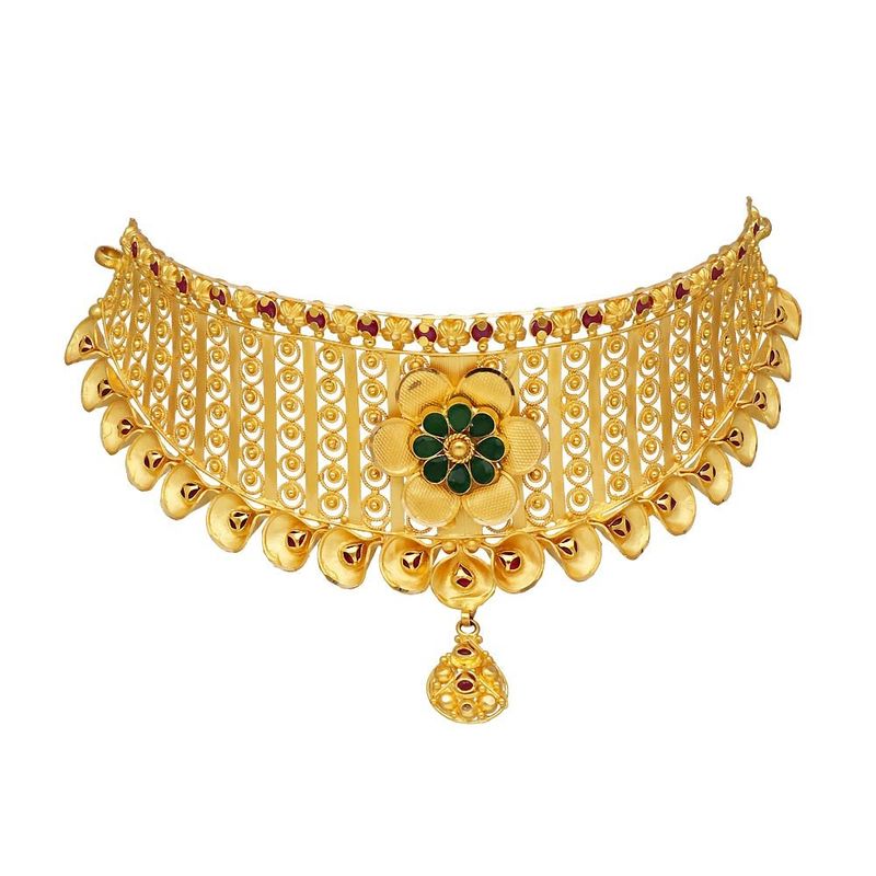 Velvet Gold Choker