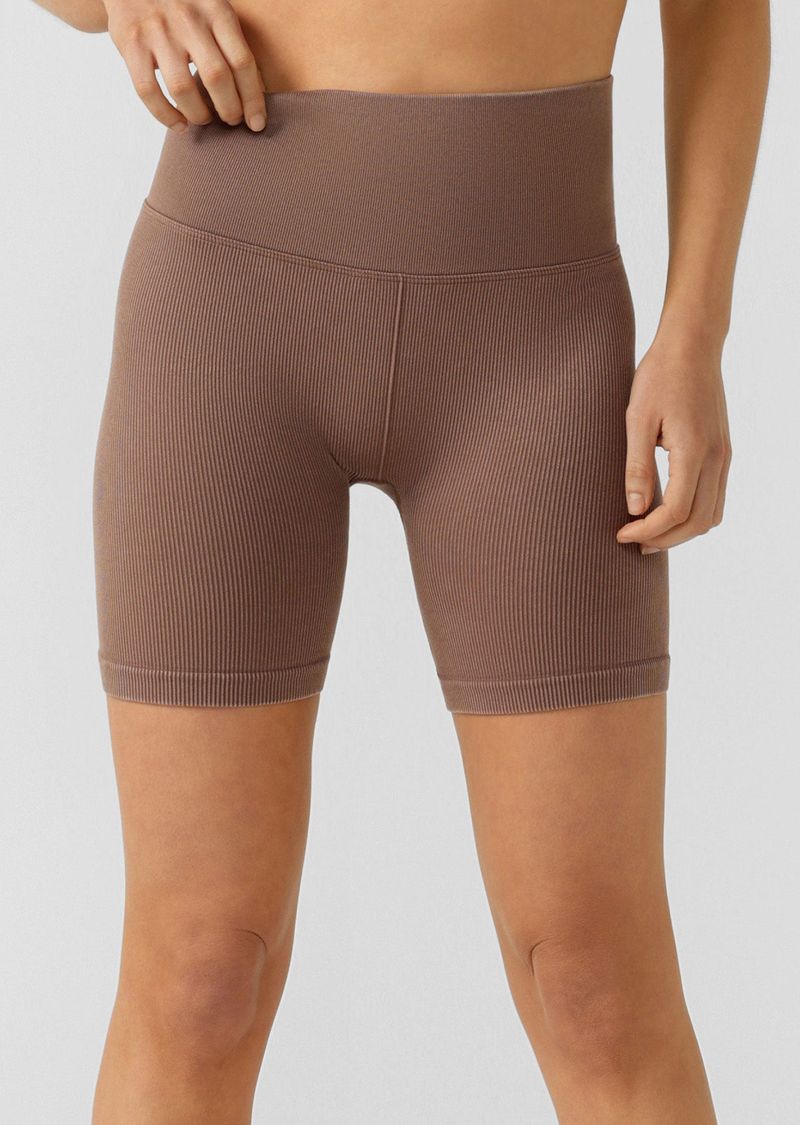 Ribbed Seamless Bike Shorts
