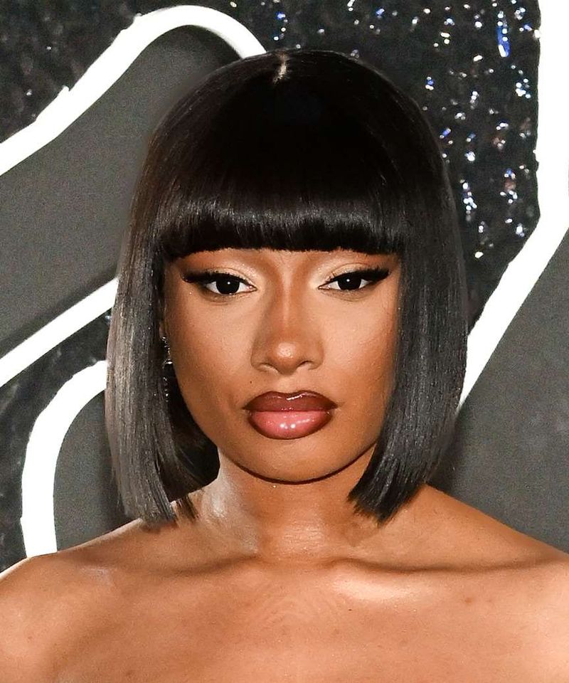Outdated Hairstyle: Heavy, Blunt-Cut Bangs