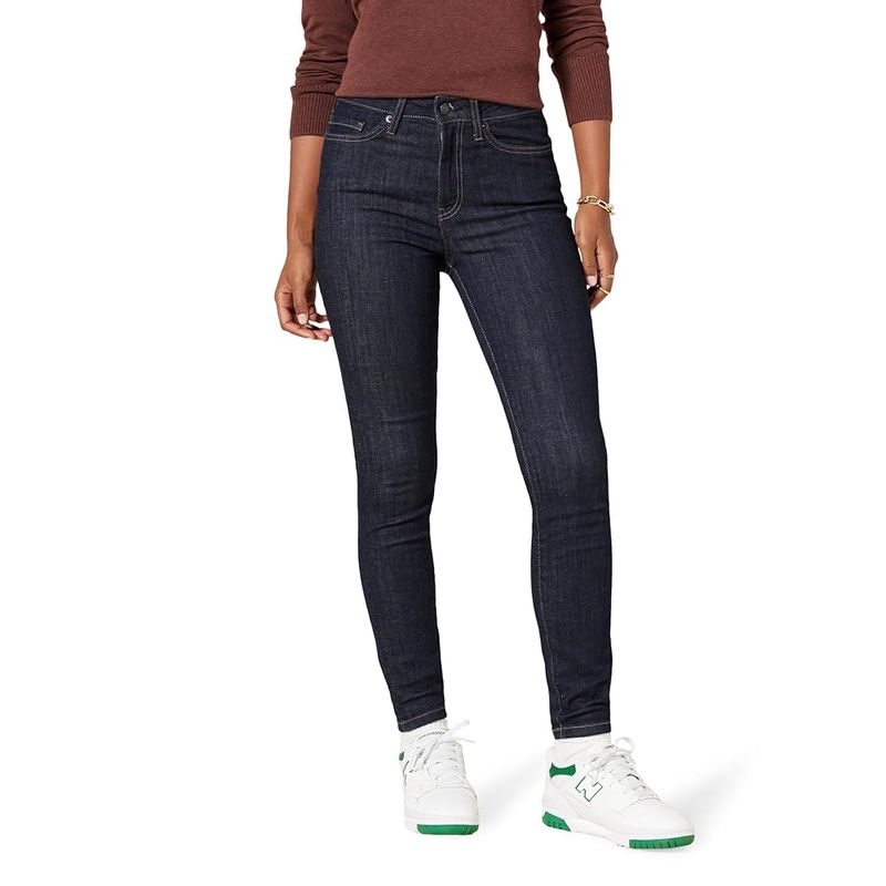 Stretchy Dark Wash Jeans That Actually Fit