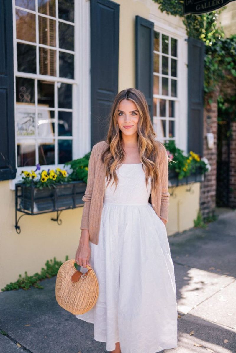 Simple Dress and Cardigan