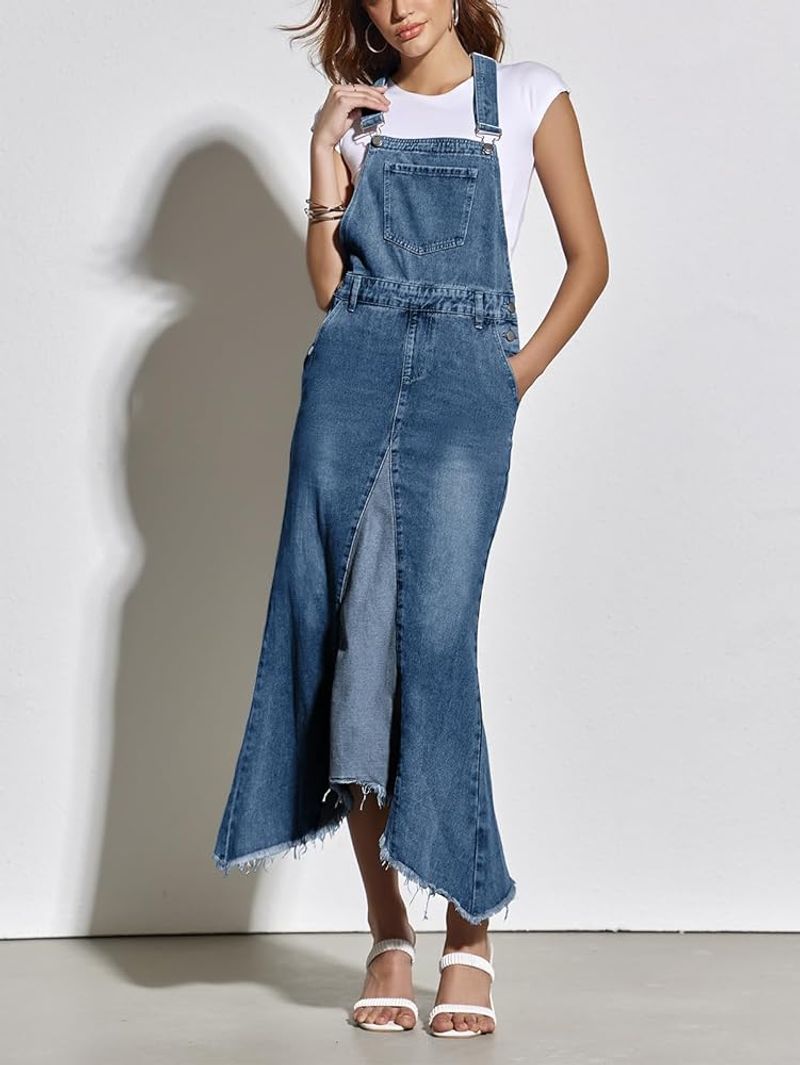 Denim Jumper Dress