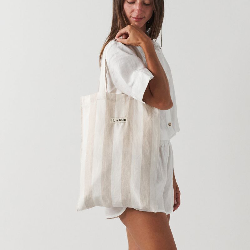 Linen Market Tote