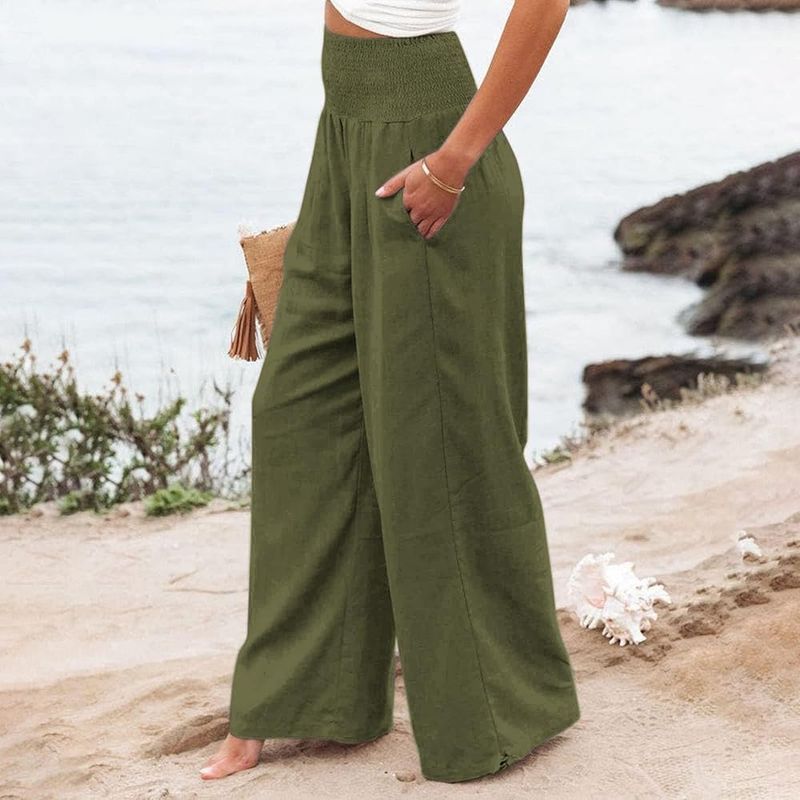 Linen Palazzo Pants