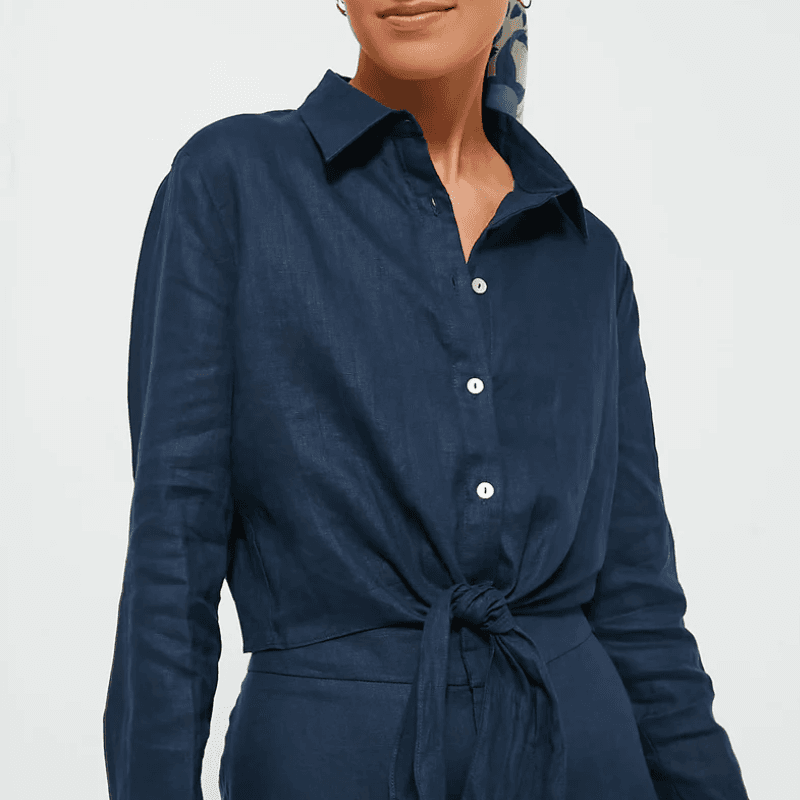 Tie-Front Blouse