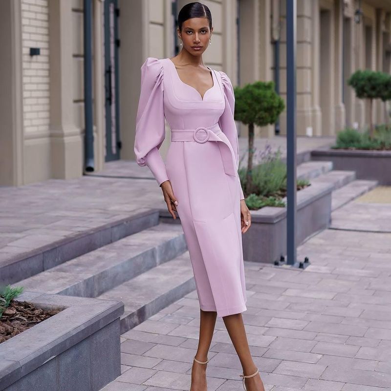 Statement Sleeve Midi