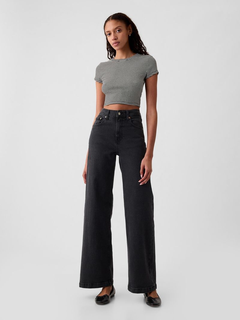 High-Rise Wide-Leg Jeans