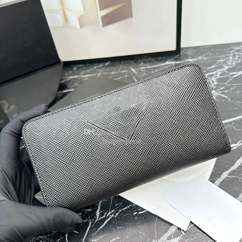 Textured Leather Wallet