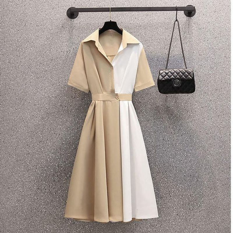 Dresses with Contrast Waistbands