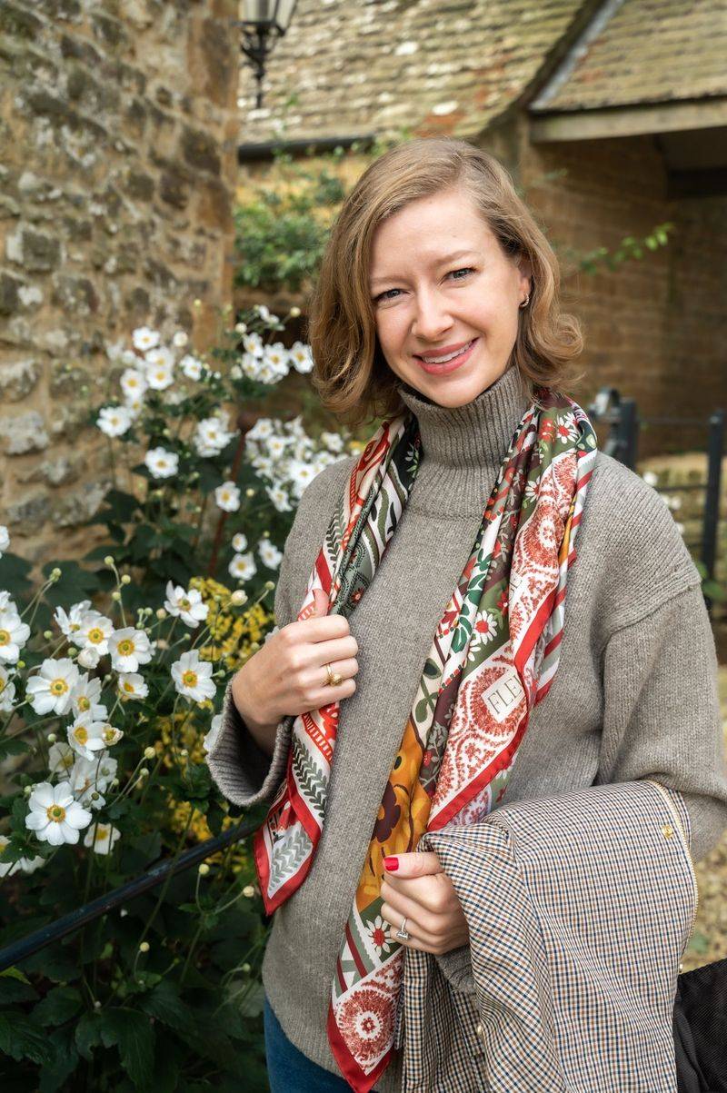 Luxurious Scarves as Focal Points