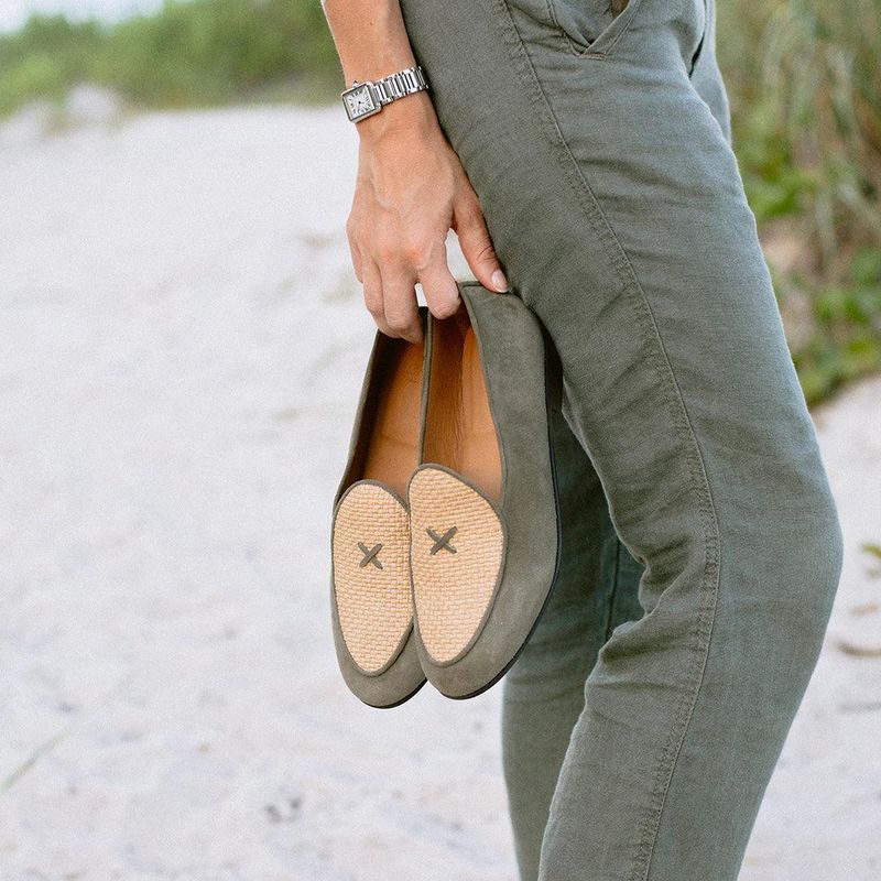Raffia Loafers