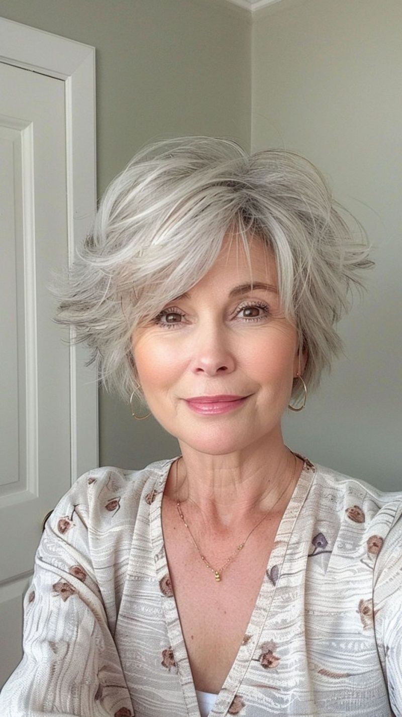 Soft Side-Swept Bangs
