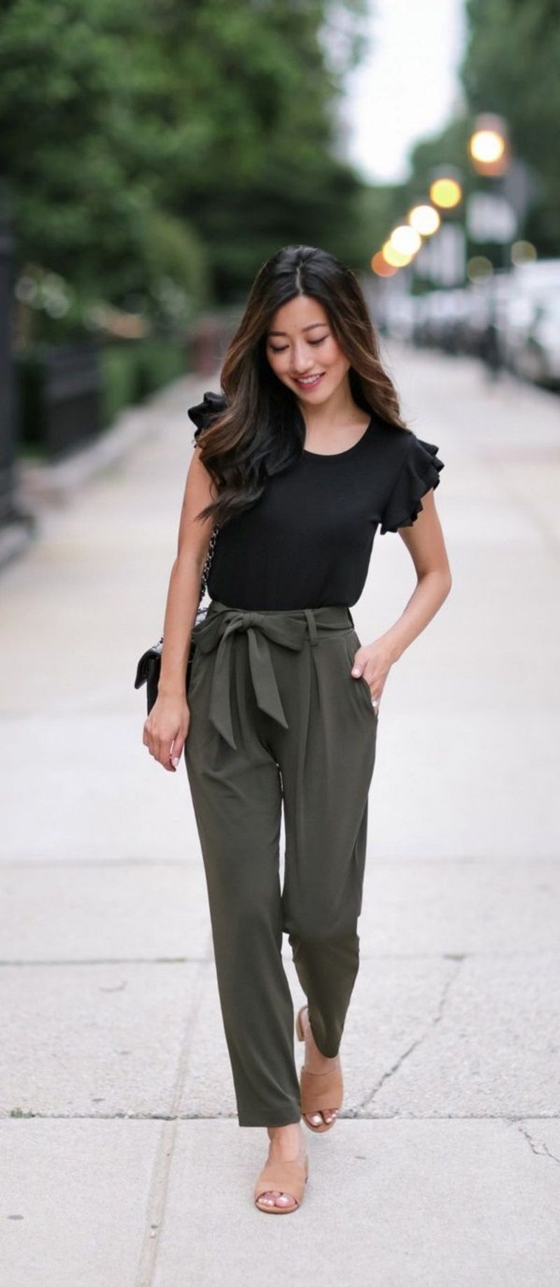Paper Bag Waist Trousers