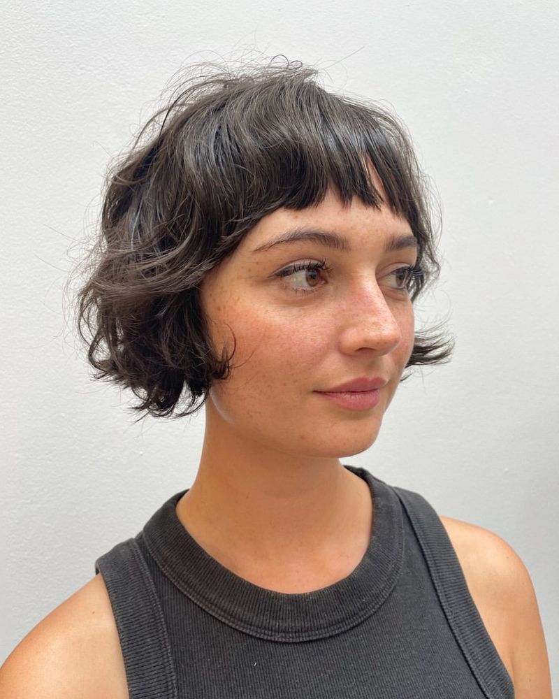 Pixie Bob texturizado con flequillo