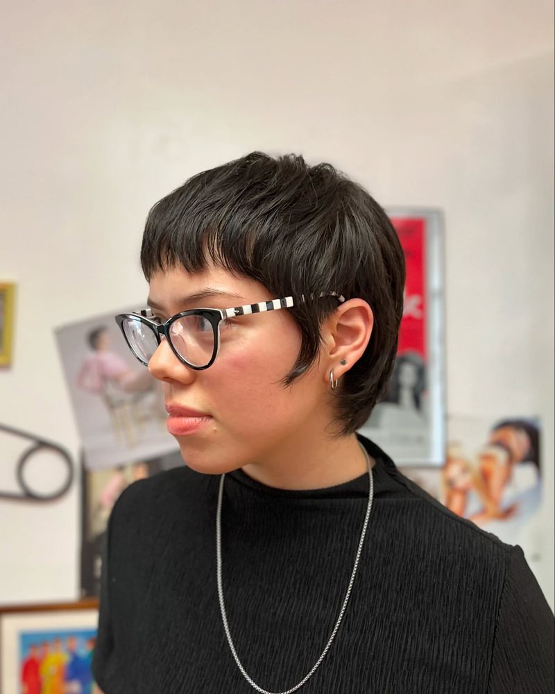 Pixie Bob con flequillo texturizado