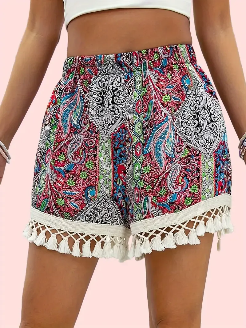 Bohemian Tassel Shorts