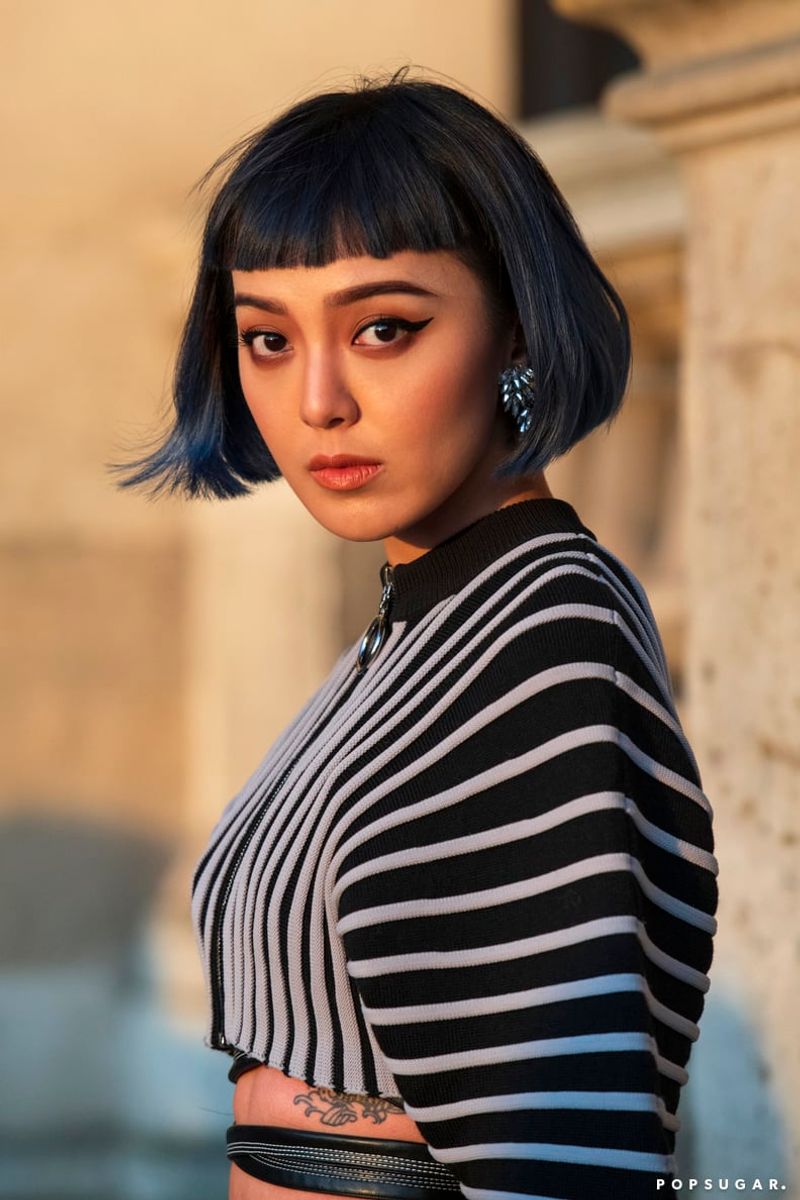 Micro Bangs with Blunt Bob