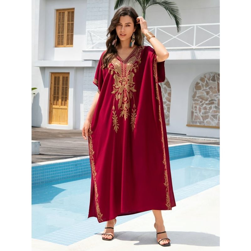 Elegant Embroidered Kaftan
