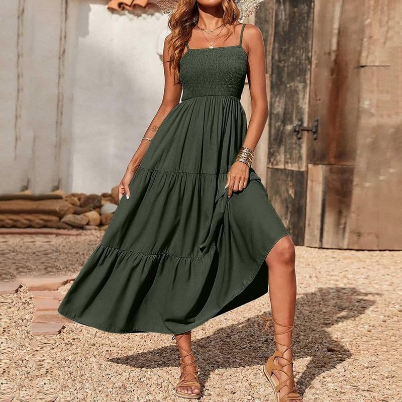 Tiered Maxi Dress