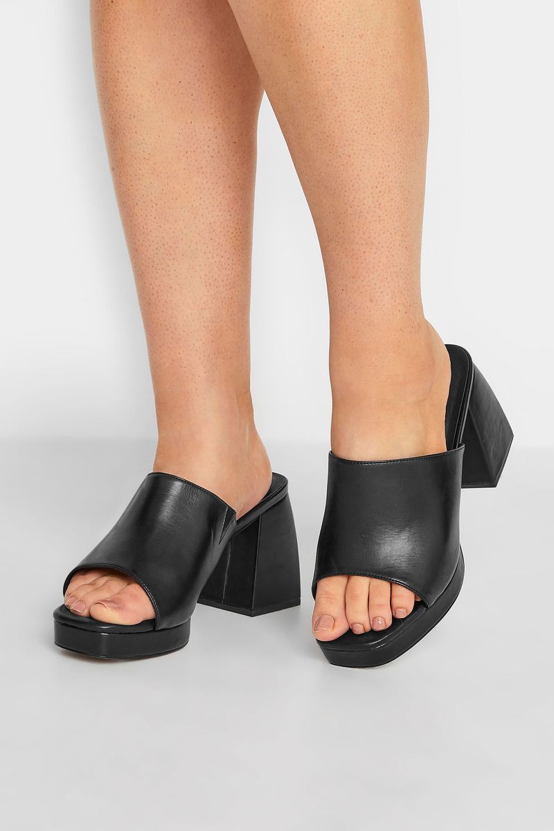 Block Heel Mules