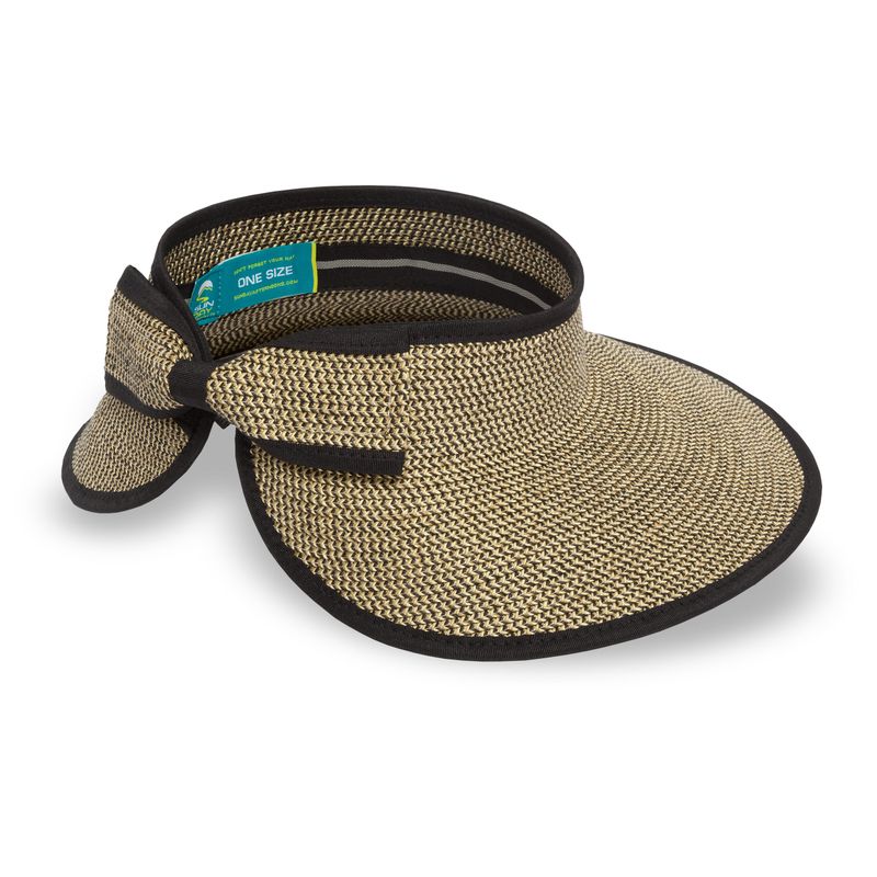 Wide-Brimmed Straw Visor