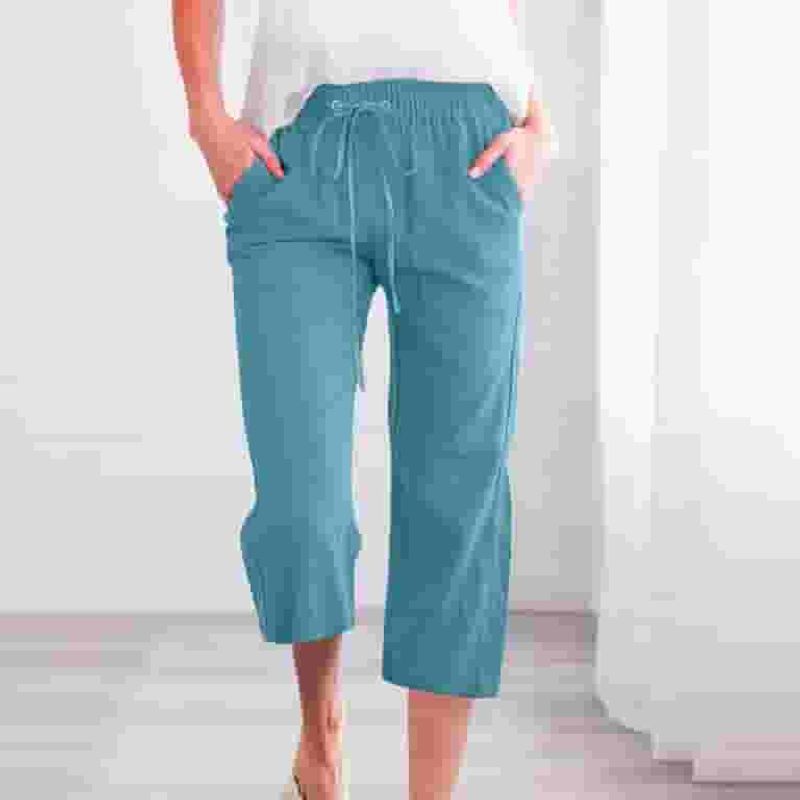 Wide-Leg Cropped Comfort