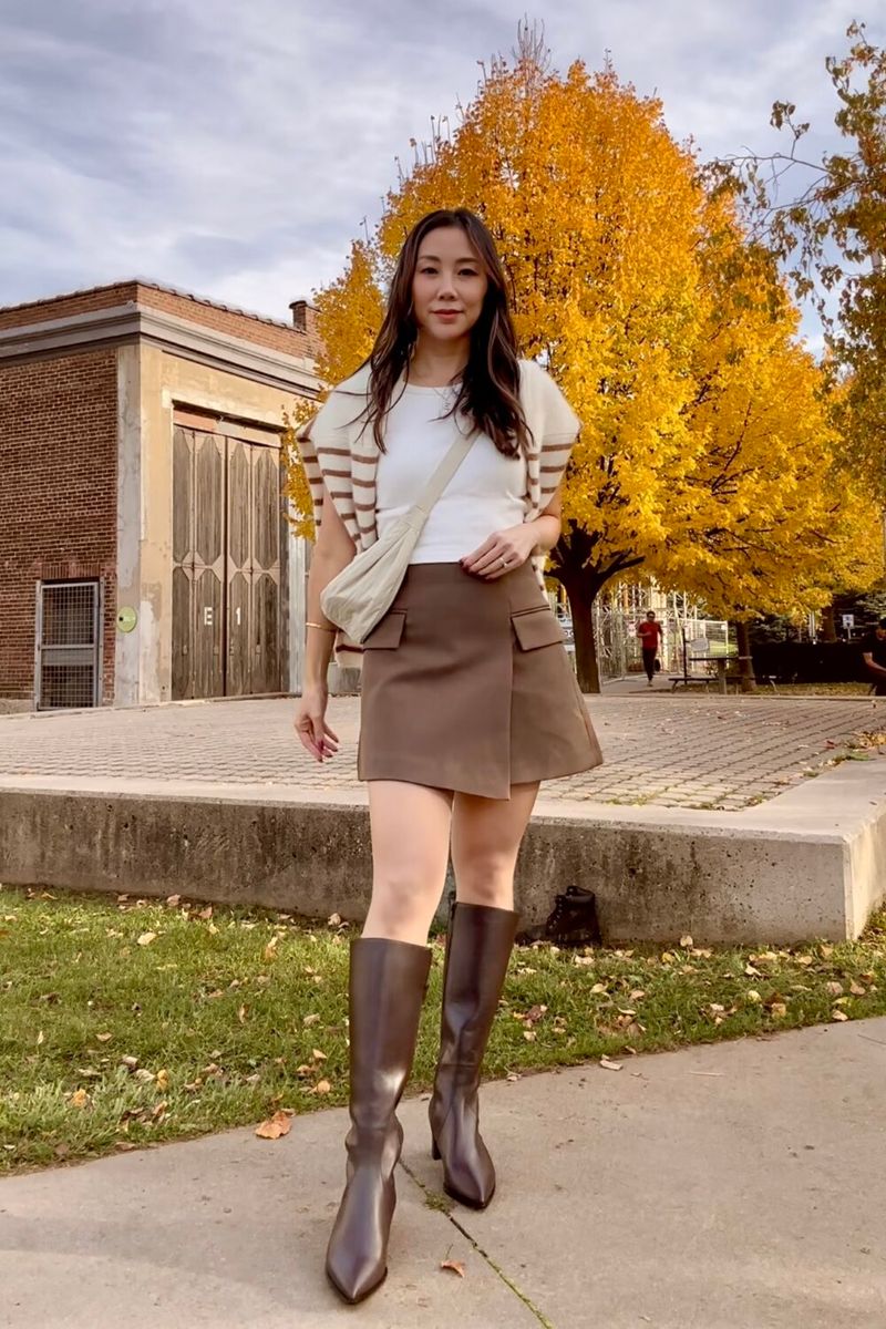 Tall Boots With Skirts (Without Looking Stumpy)