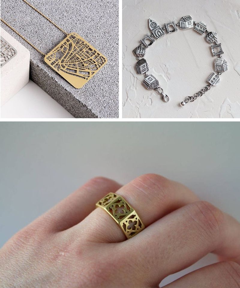 Architectural Jewelry for Artistic Flair