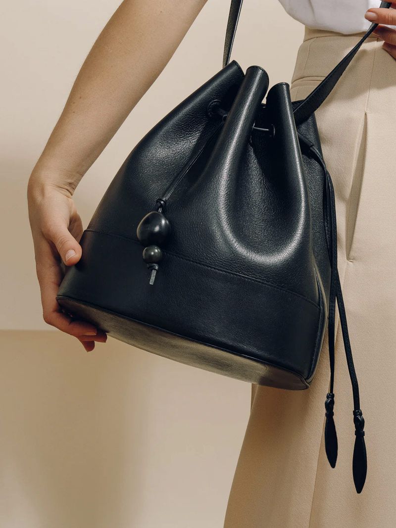 Drawstring Sling Bag With Serious Space
