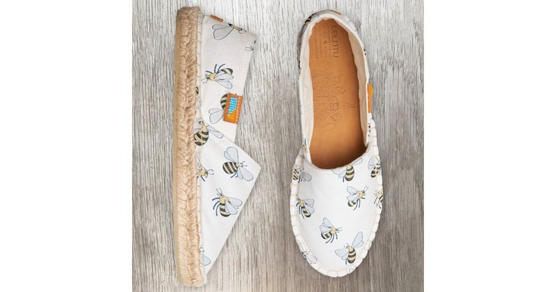 Hand-Painted Canvas Flats