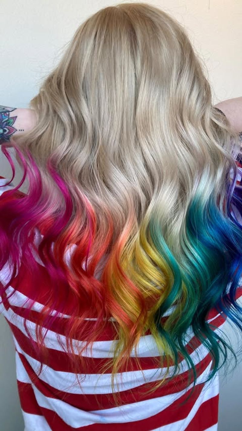 Consejos para el pelo arco iris