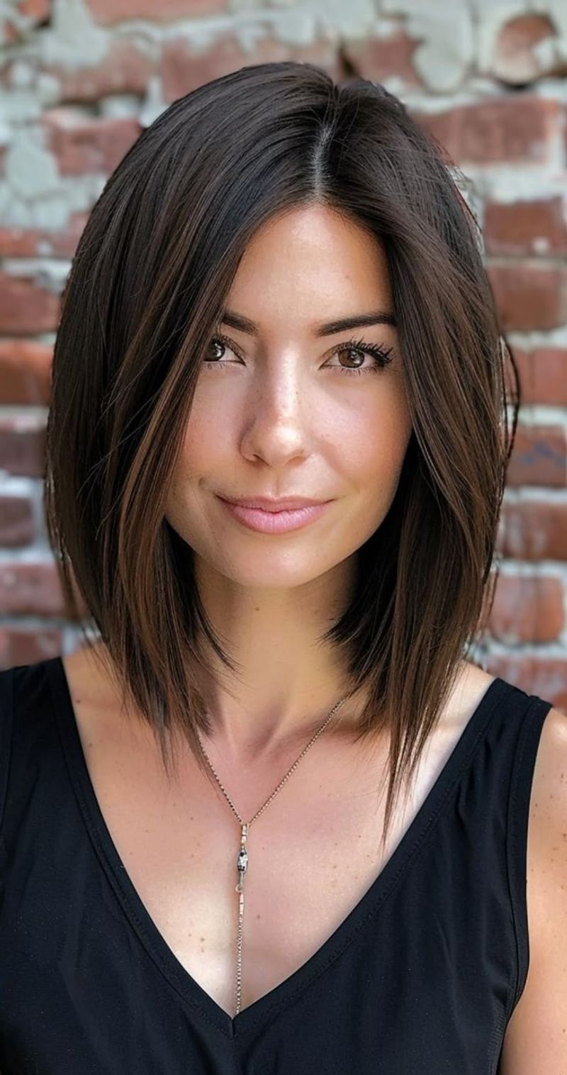 One-Length Bob with Internal Texture