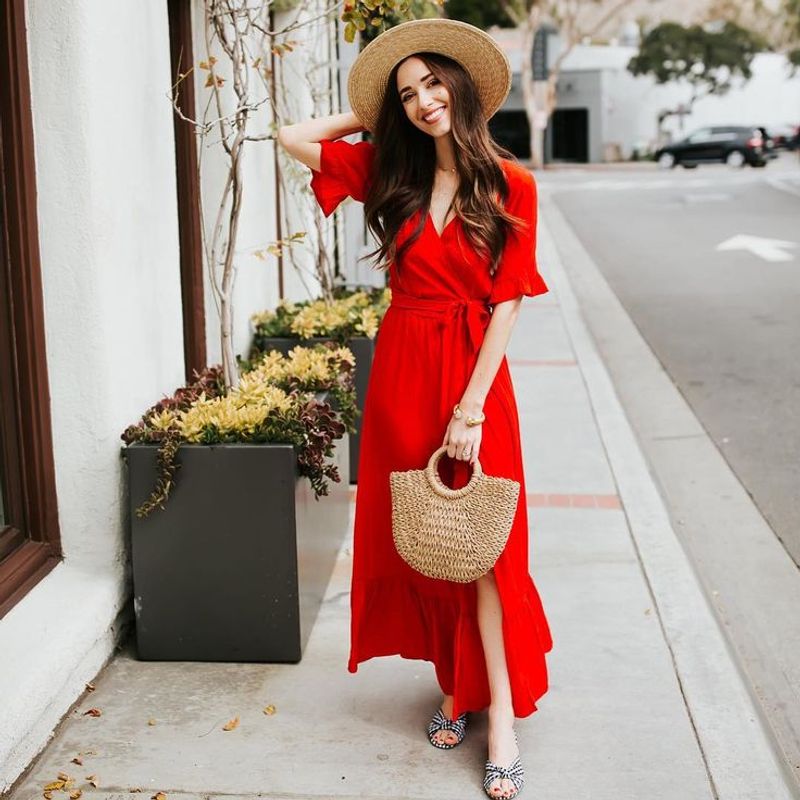 Flirty Red Sundress