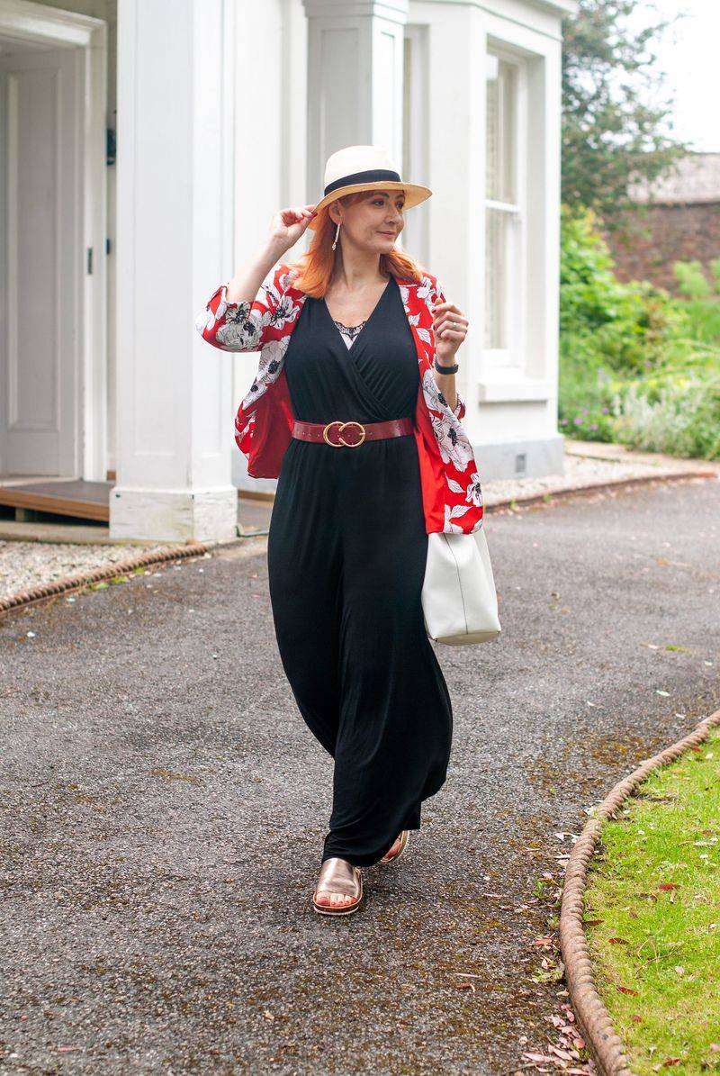 Jumpsuit + Statement Belt