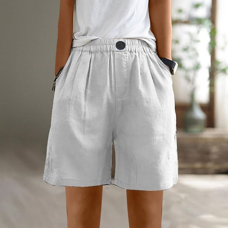 Slouchy Linen Shorts