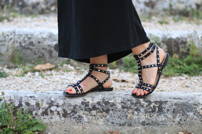 Edgy Studded Sandals