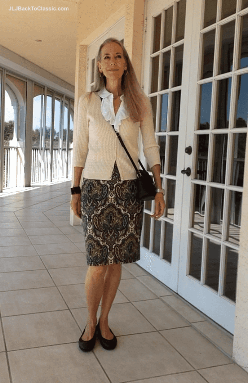 Sophisticated Pencil Skirt and Cardigan