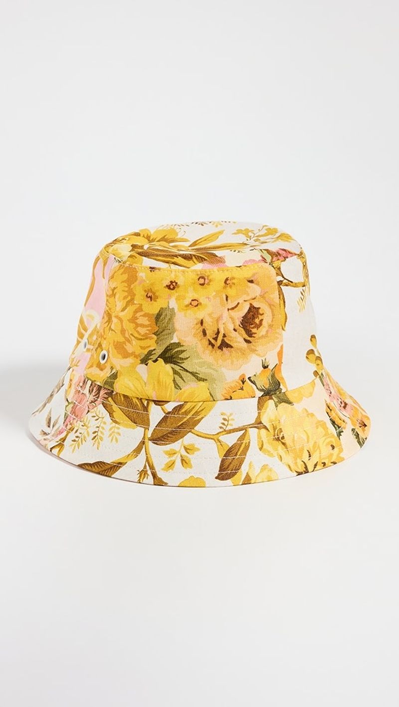 Bucket Hat with Floral Print