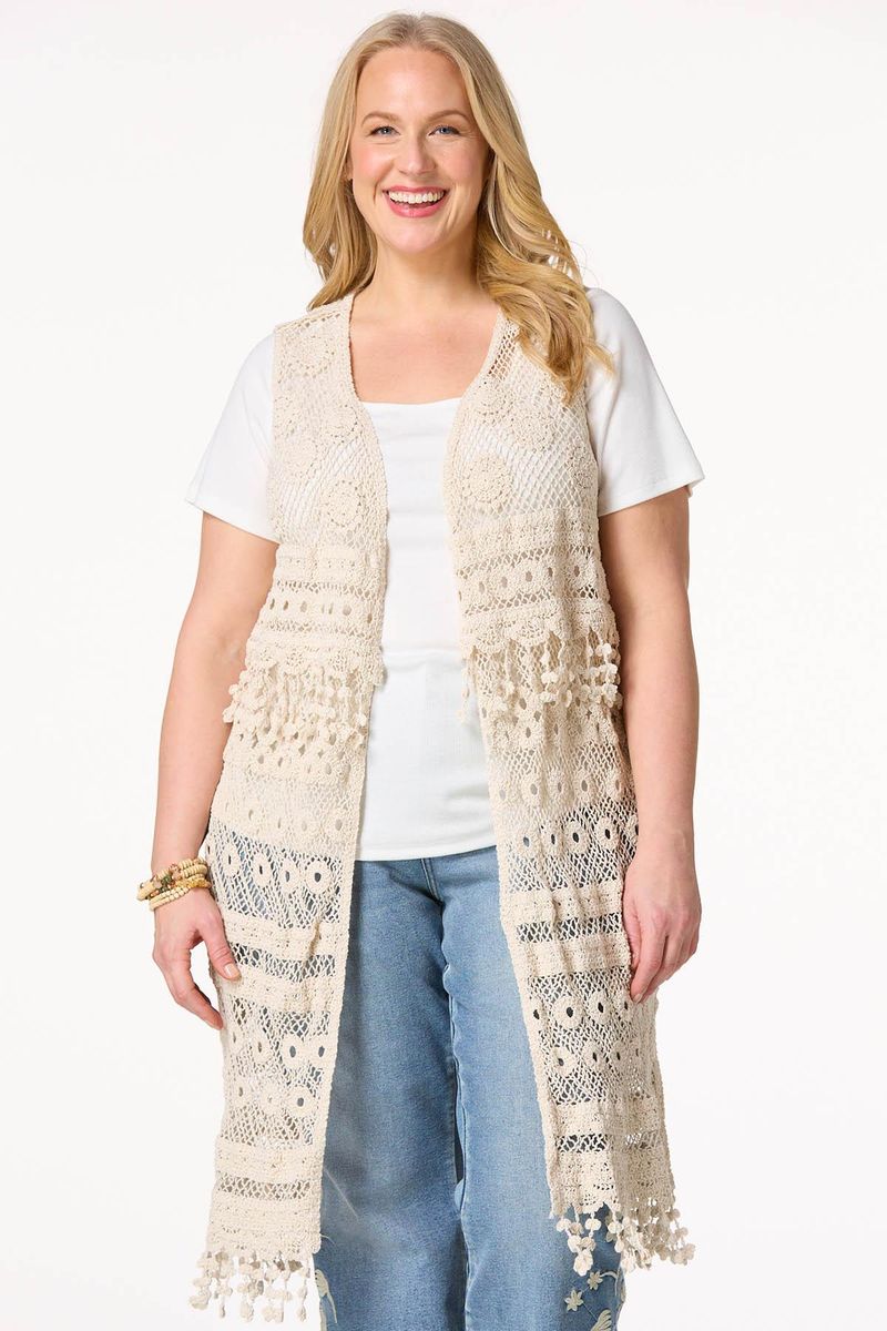 Crochet Vests Over Simple Basics