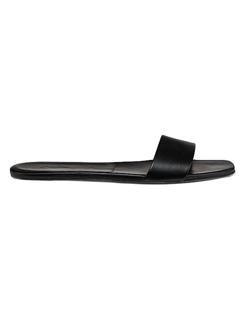 Minimalist Leather Slides