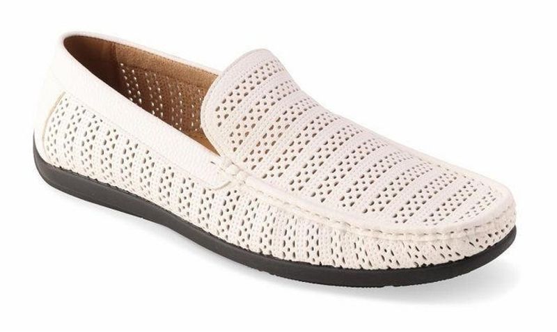 Perforated Leather Loafers