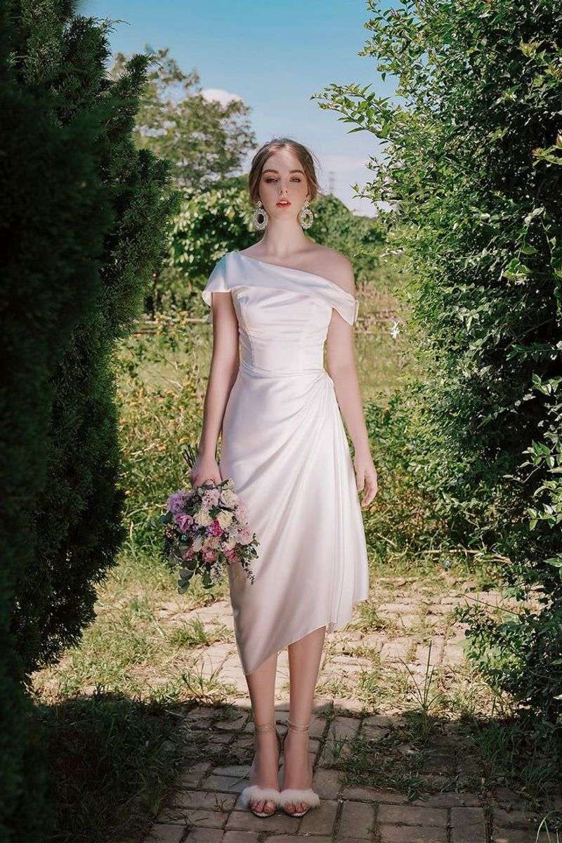 Trendy Asymmetrical Dress