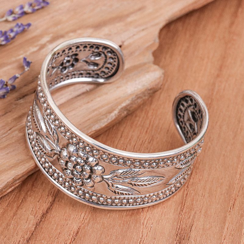 Silver Lace Cuff