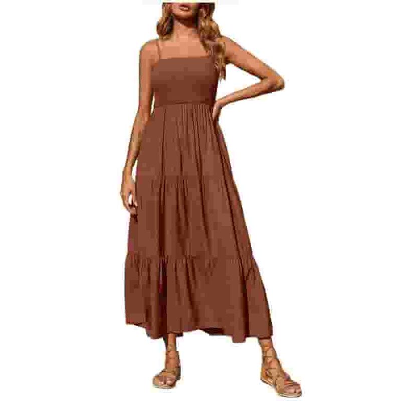 High-Waisted Maxi Dresses