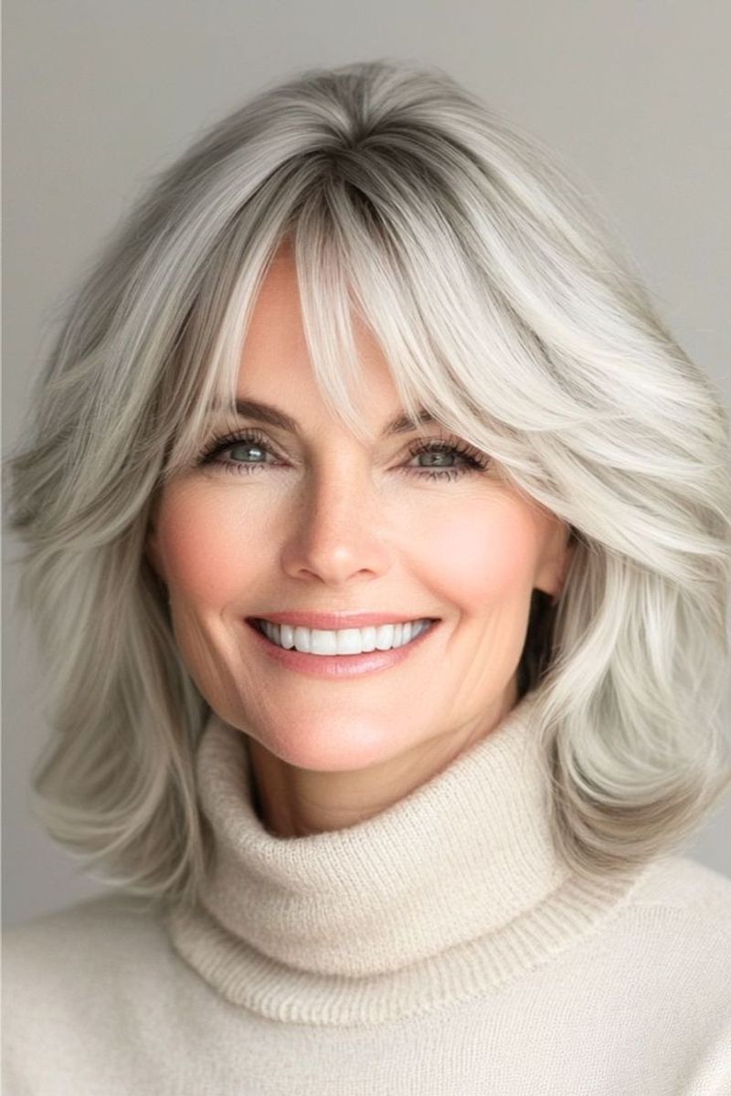 Graceful Long Bob with Soft Layers