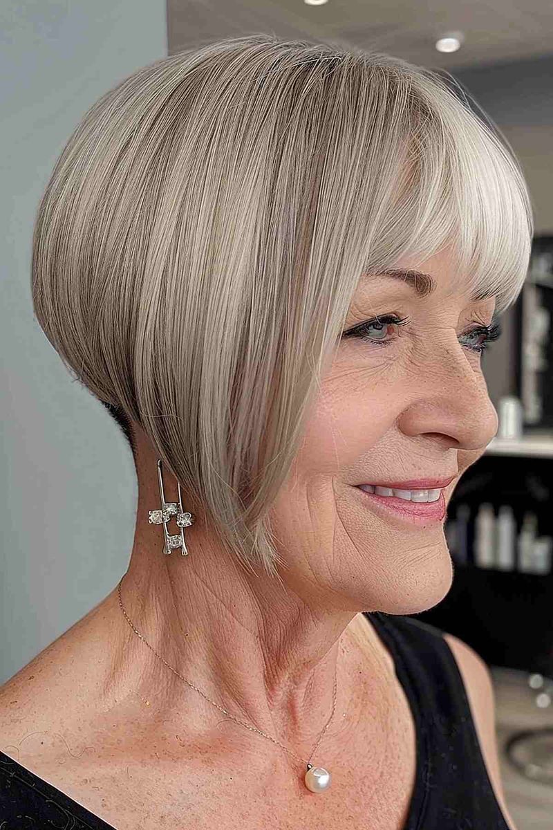 Elegant Undercut Bob