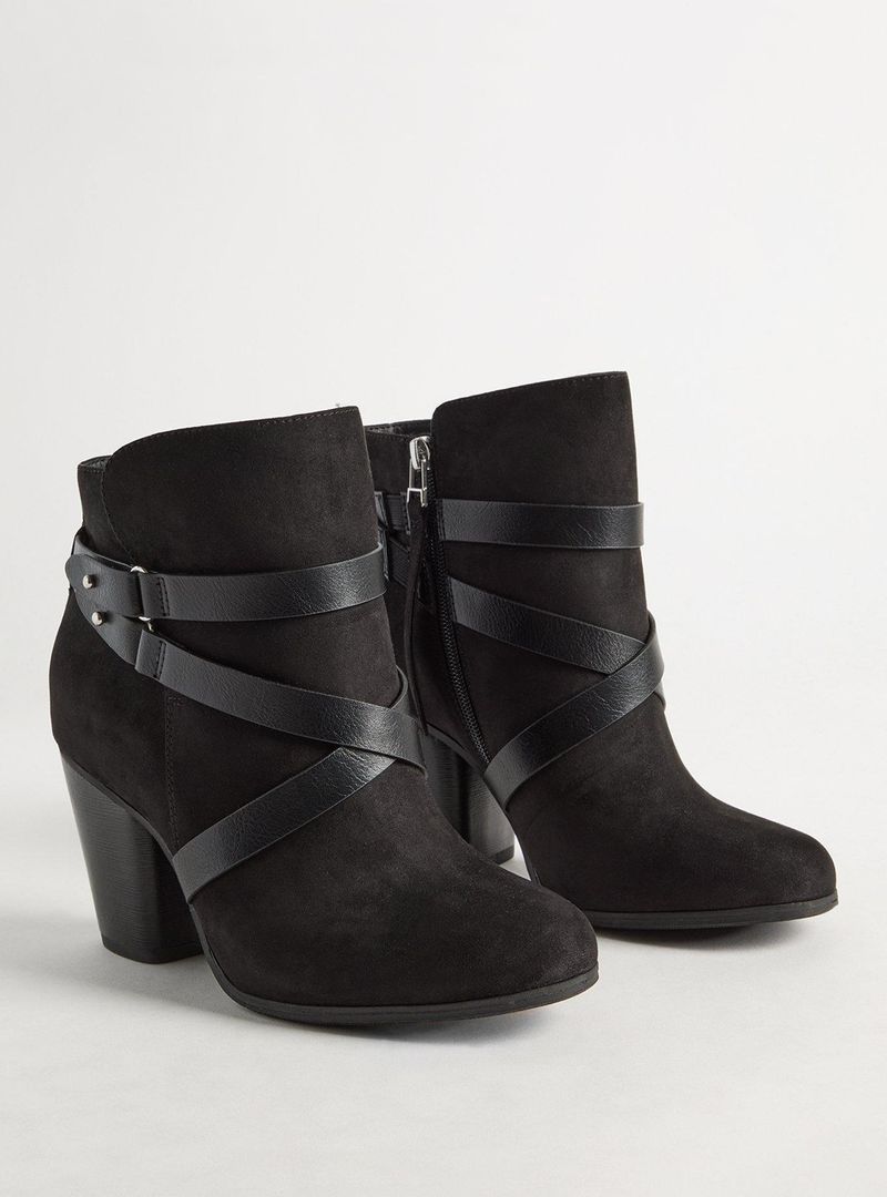 Strappy Heeled Boots