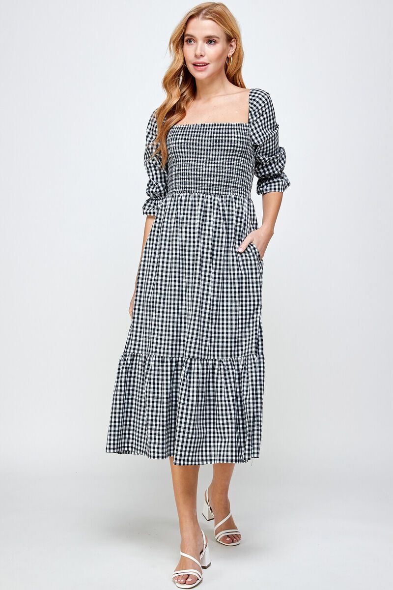 Gingham Picnic Dress